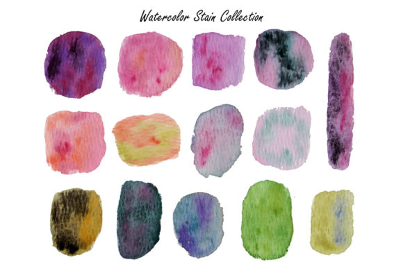 Beautiful Watercolor Stain Textures for Sellers