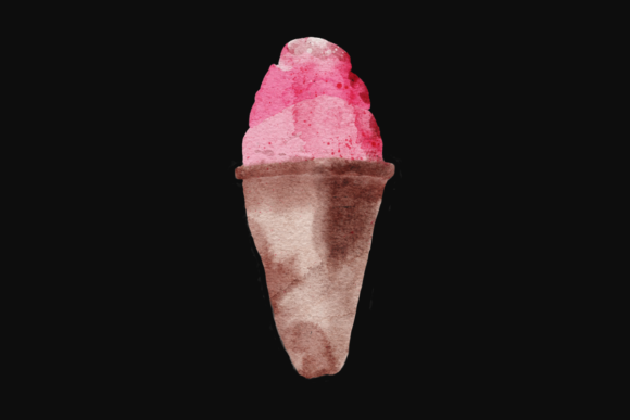 Ice Cream Watercolor: A Sweet Crafts Asset