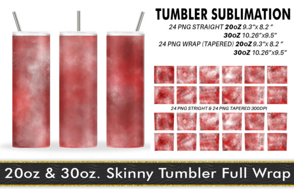 Review: Tumbler Sublimation Red Watercolor for Embroidery