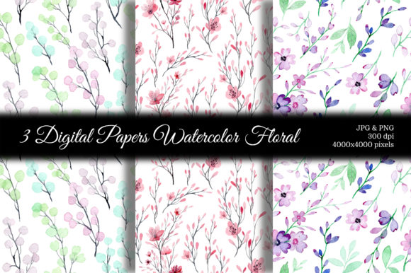 Seamless Pattern Floral Watercolor 122 Review
