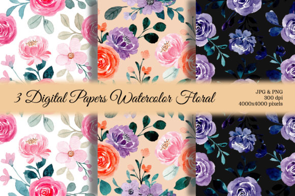 Seamless Pattern Floral Watercolor 127 Review