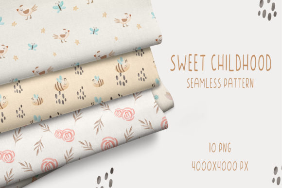 Watercolor Bunny Seamless Pattern Png for Blog Patterns