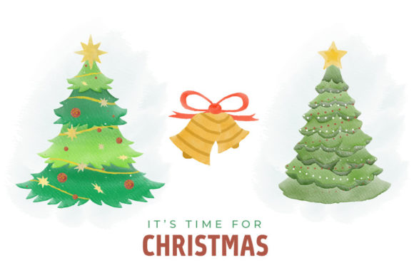 Watercolor Cute and Fun Doodle Christmas Print Templates Review