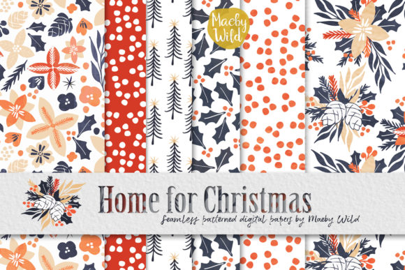 Watercolor Seamless Christmas Patterns Review