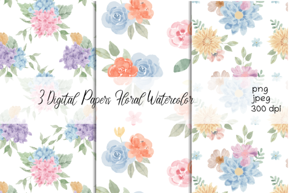 Watercolor Seamless Pattern Part 5 Review for Patterns