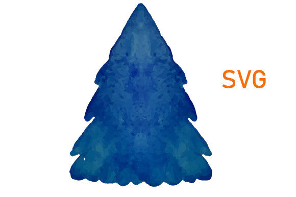 Watercolor Tree SVG for Crafts & Branding
