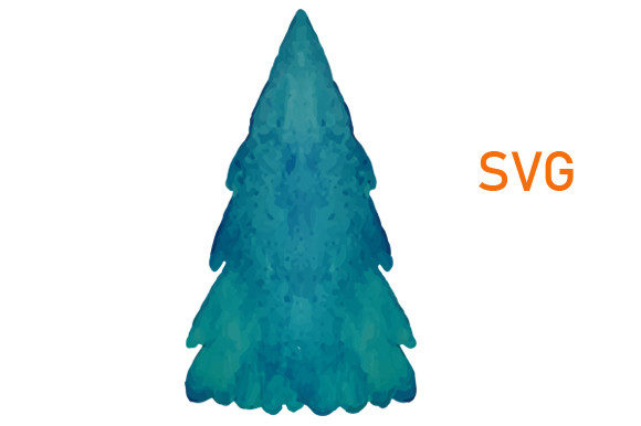 Watercolor Tree SVG for Crafts & DIY