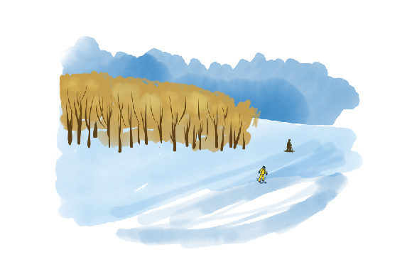 Watercolour Skiing Setting: A Nature Amp Review