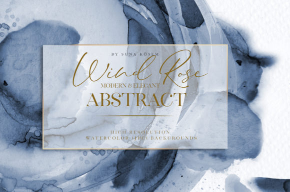 Wind Rose Abstract Watercolor Backgrounds Review